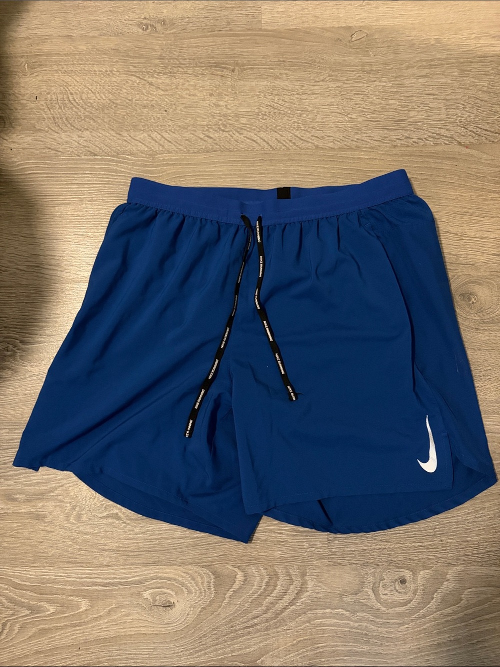 Nike Men’s Royal Blue Athletic Shorts with White Swoosh